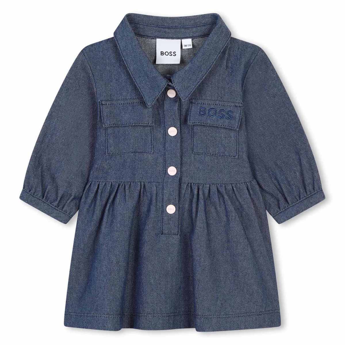 BOSS Chambray Dress 6M - 2Y